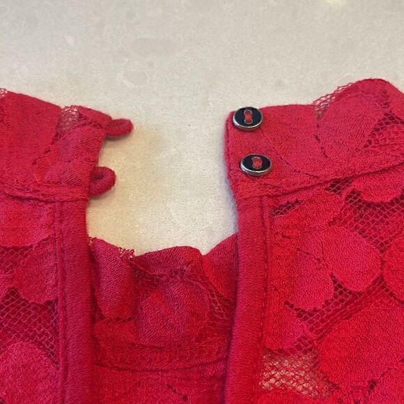 Free people women’s tank top red orange pineapples size XS-S See measurements. - Picture 5 of 7